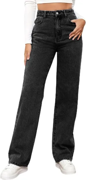 2024 Straight Leg Trousers Denim Trousers Vintage Loose Blue Washed Mom Jeans Low Rise Jeans Women pj Shorts for
