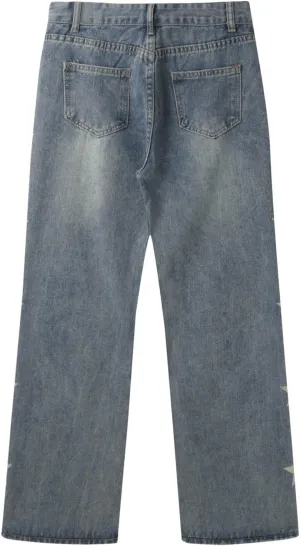 2024 Straight Leg Trousers Denim Trousers Vintage Loose Blue Washed Mom Jeans Low Rise Jeans Women pj Shorts for