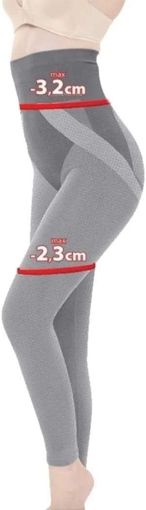 Anti Cellulite High Waisted Slimming Leggings Lifting Shapewear with Tourmaline Micro-Massage