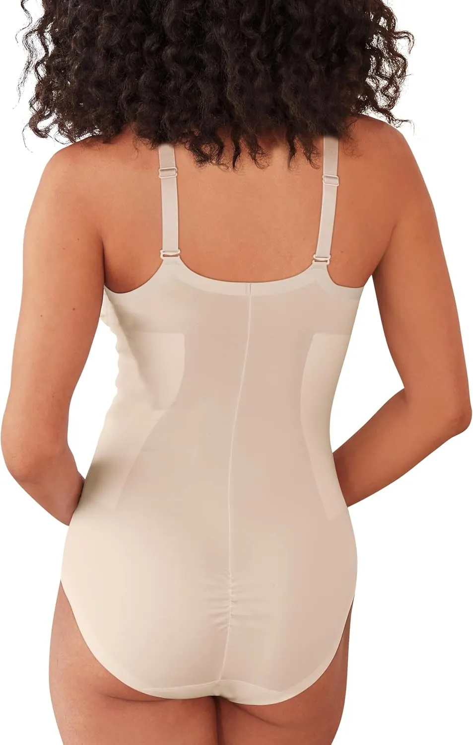 Bali Womens Bodysuit Shapewear, Ultimate Smoothing Bodysuit, Removable Foam Cups
