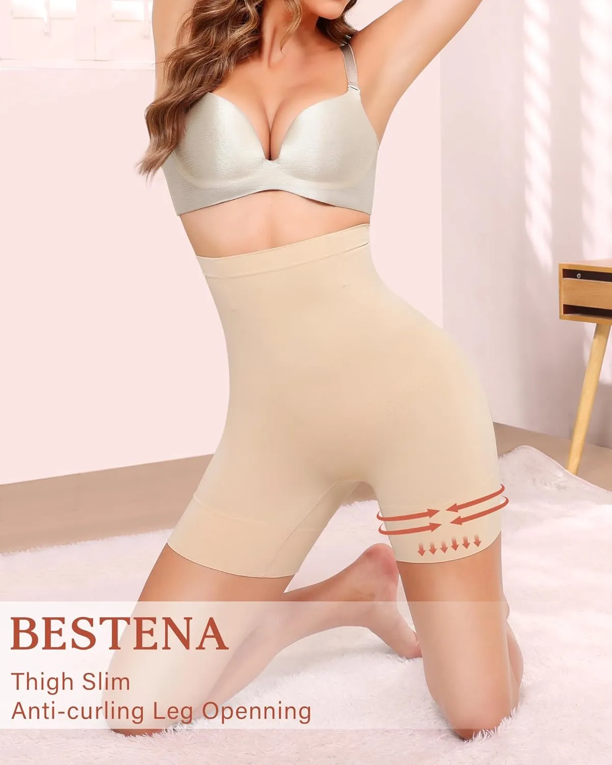 BESTENA Tummy Control Shapewear High-waist Women Shapewear Shorts Thigh Slimming Body Shape