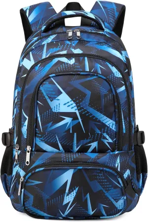 BLUEFAIRY Kids Backpack for Boys Elementary Primary Middle School Bags for Child Bookbags Back to School Gifts with Tablet Sleeve Large Compartment Mochila Para Niños Age 6-10 Aegean Blue