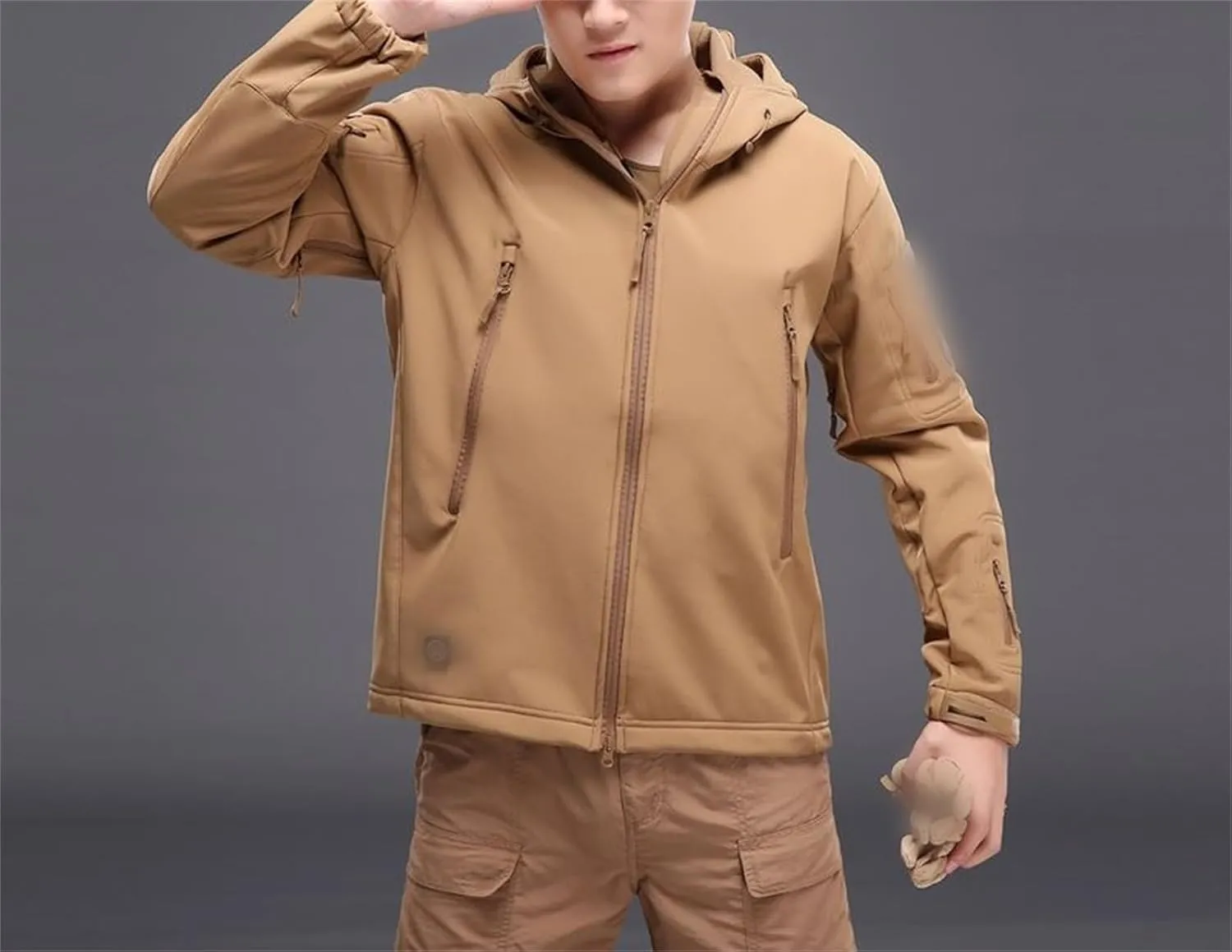 Blyo Waterproof Thermal Jacket, Tactical Jacket for Men, Mens Soft Shell Warm Jacket, Soft Shell Warm Jacket