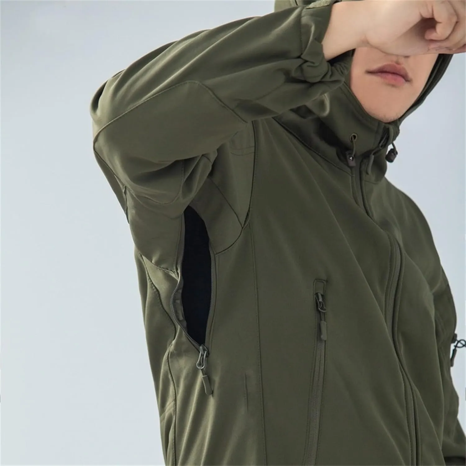 Blyo Waterproof Thermal Jacket, Tactical Jacket for Men, Mens Soft Shell Warm Jacket, Soft Shell Warm Jacket
