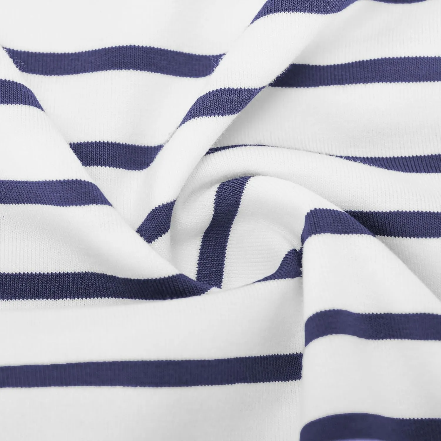 Borniu Women Casual Summer Dresses Short Sleeve Striped Midi Dress Crewneck Fashion Party Beach Vocation T Shirt Maxi Dress