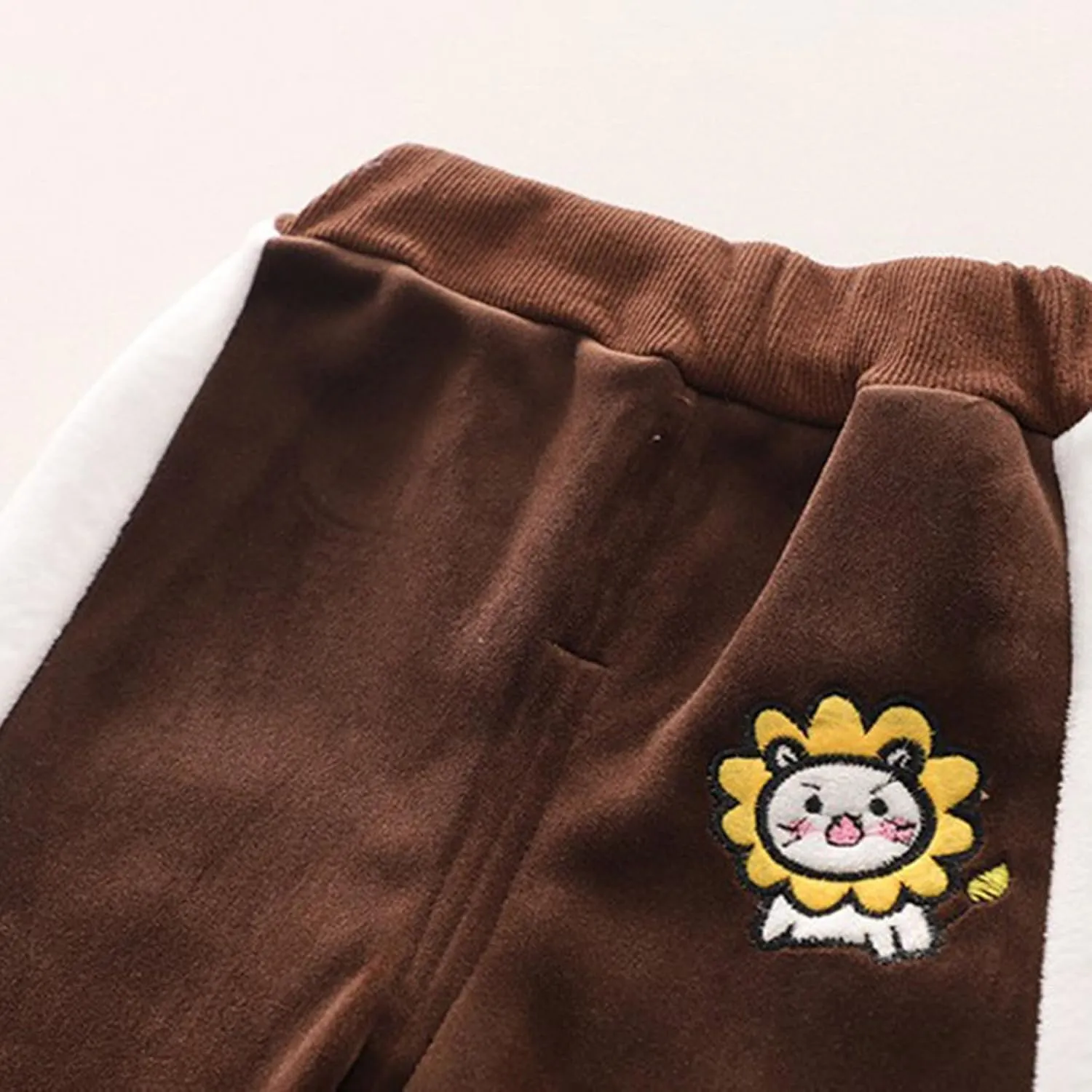 Boy's 3-Piece Sets Animal Print Crewneck Winter Suits Pullover Hoodie and Jogger Sweatpants Set Tracksuit Clothes