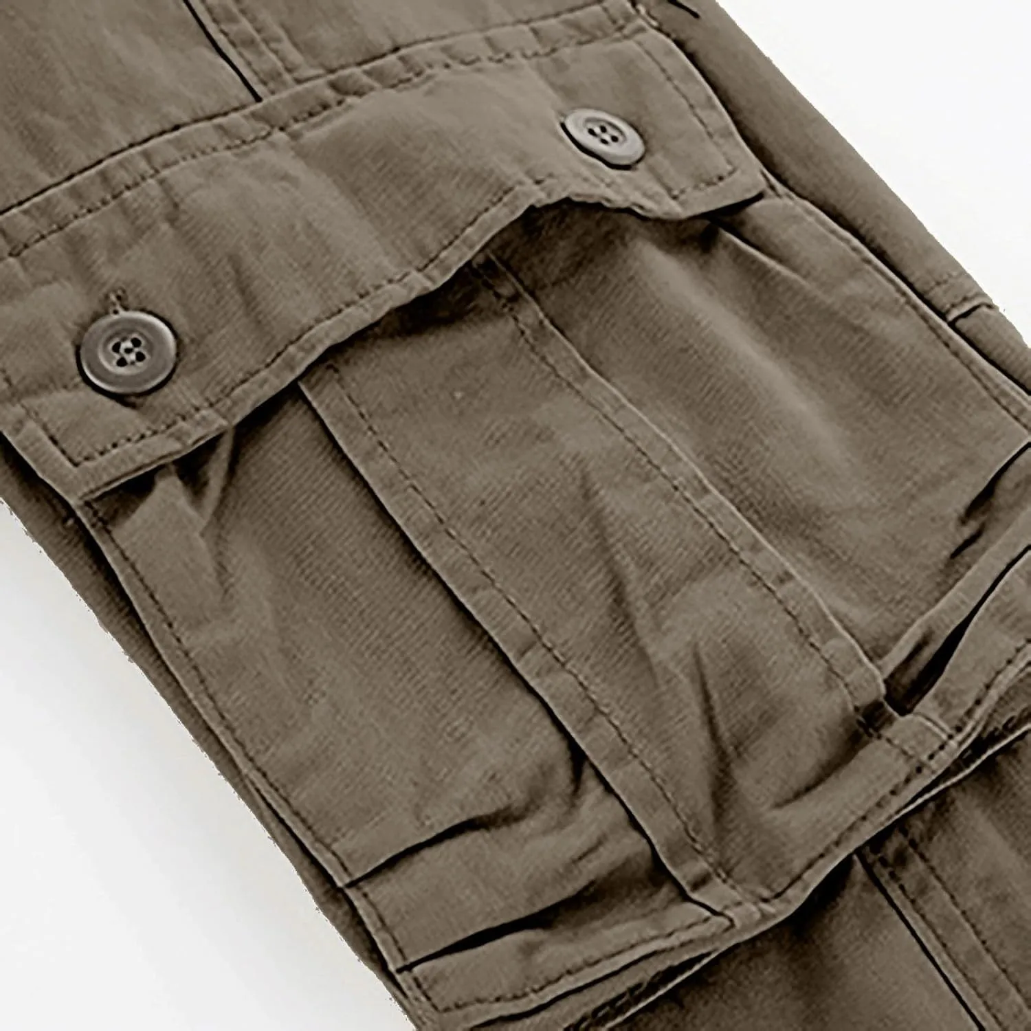 Cargo Pants for Men Casual Hiking Pants Fleece Joggers Athletic Pants Lightweight Loose Straight Sweatpants for Men