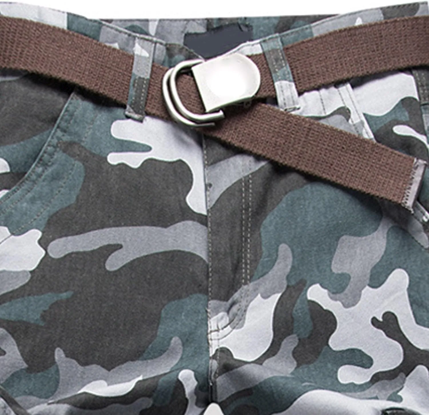 Cargo Pants for Men Casual Hiking Pants Fleece Joggers Athletic Pants Lightweight Loose Straight Sweatpants for Men