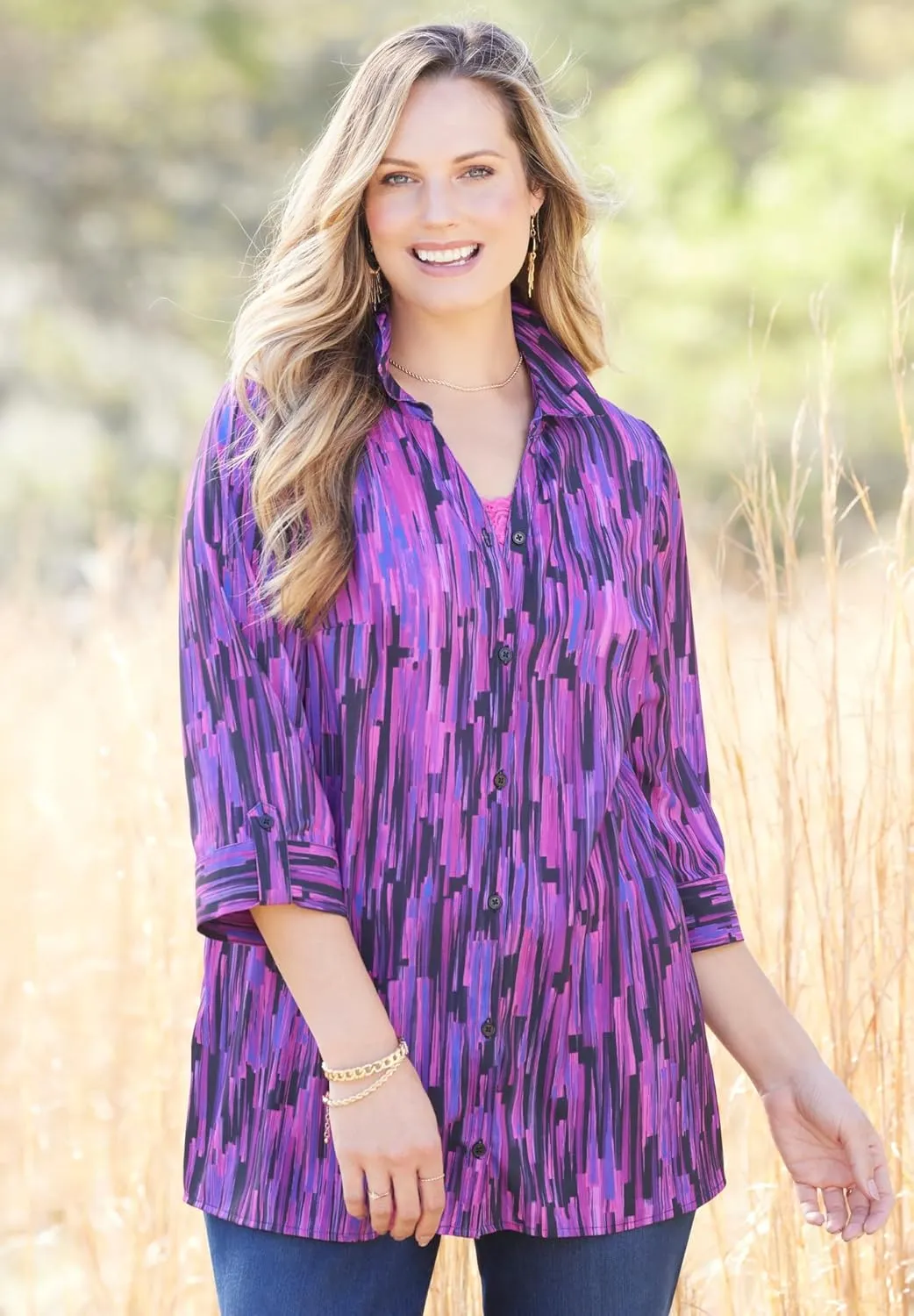 Catherines Women's Plus Size The Timeless Blouse