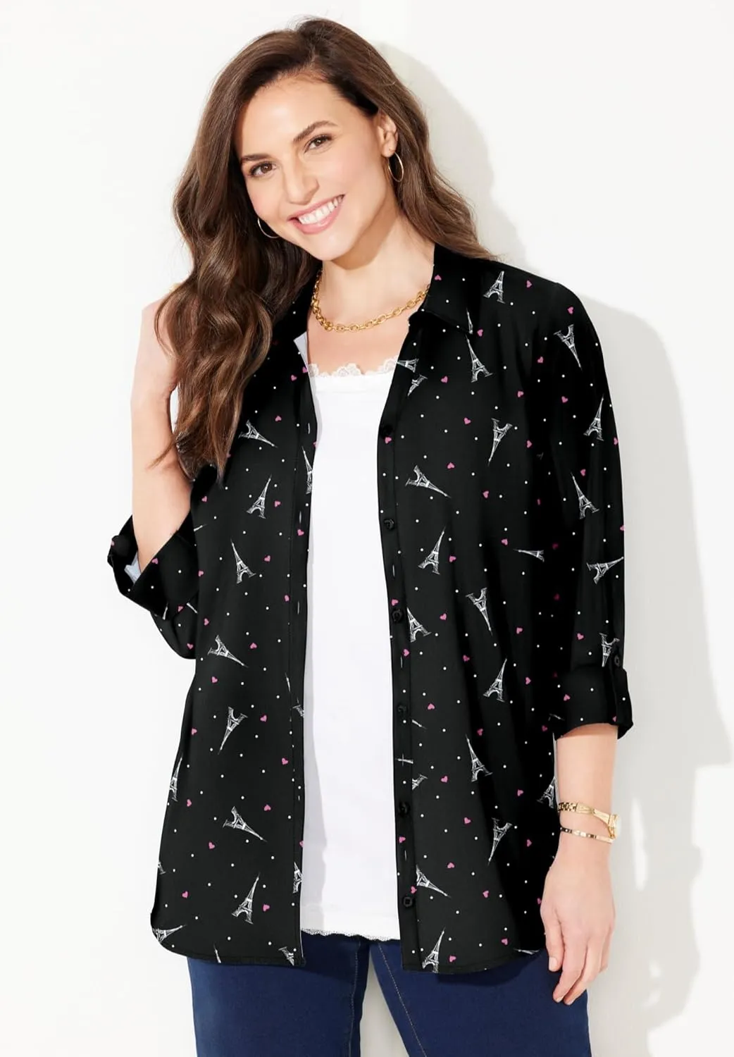 Catherines Women's Plus Size The Timeless Blouse