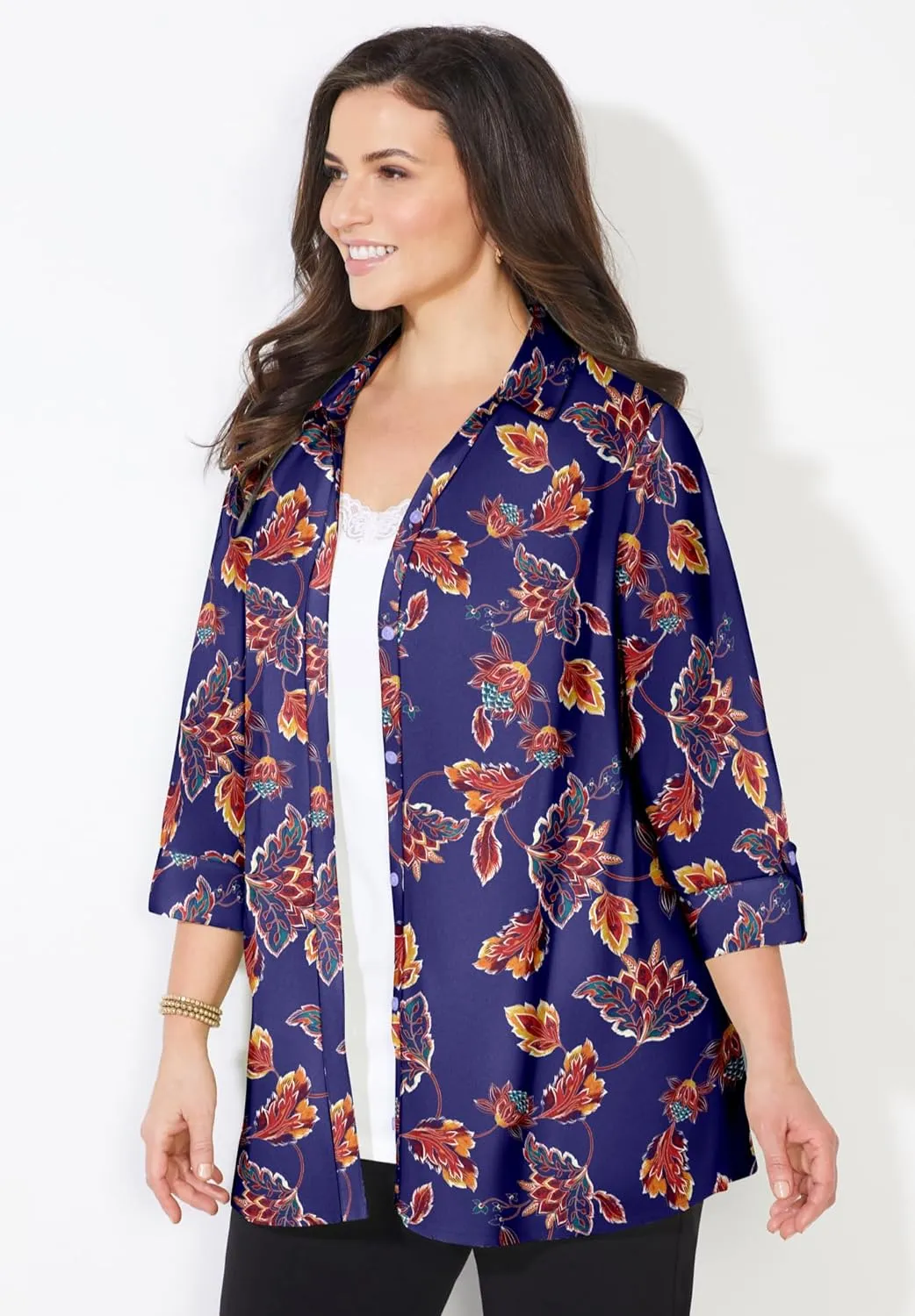 Catherines Women's Plus Size The Timeless Blouse
