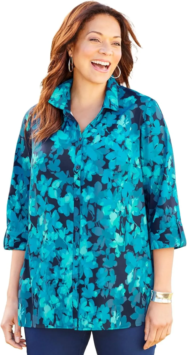 Catherines Women's Plus Size The Timeless Blouse