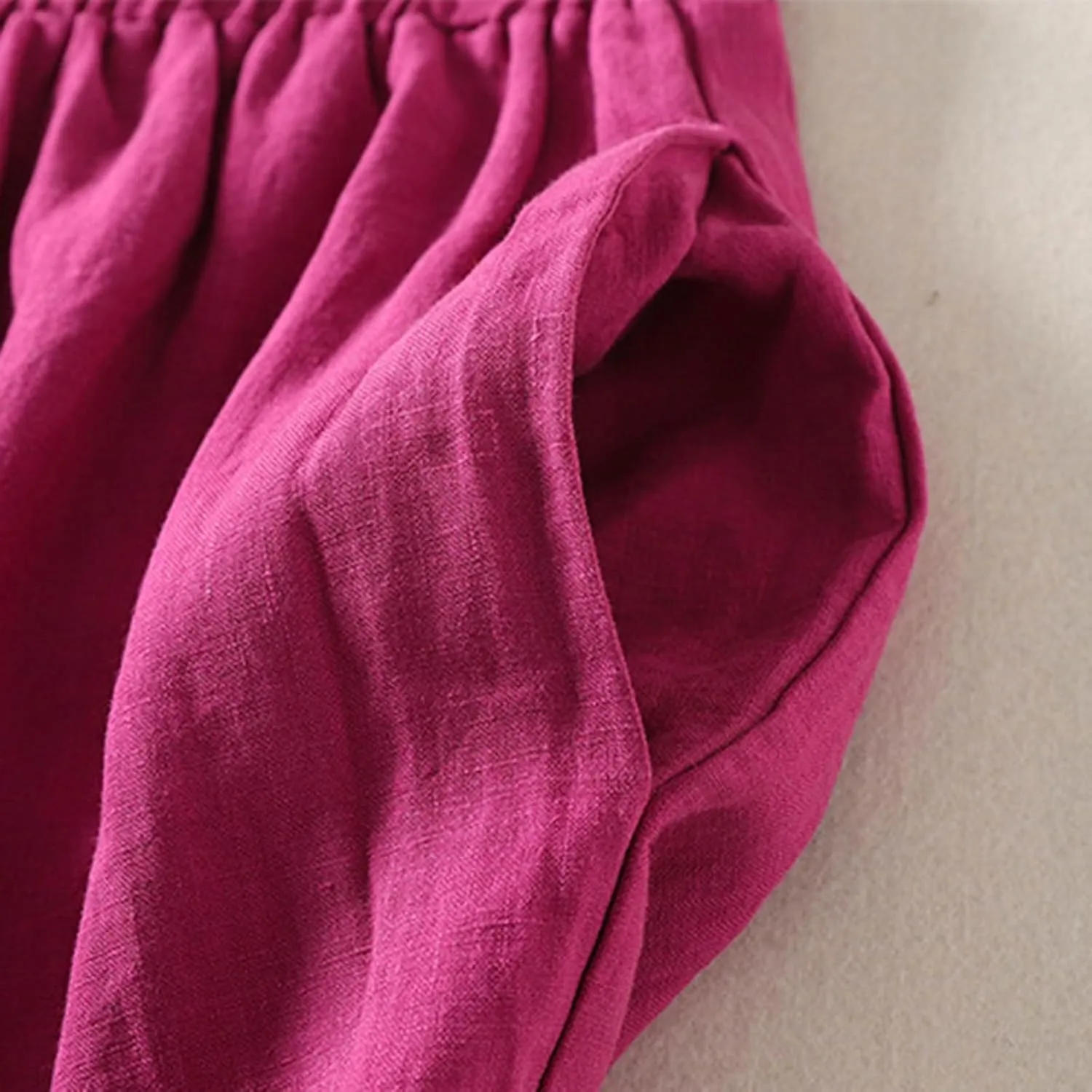 Cotton Leggings for Women Pants Fashion Drawstring Elastic Trousers Comfy Straight Leg Long Pants with Pockets Loose