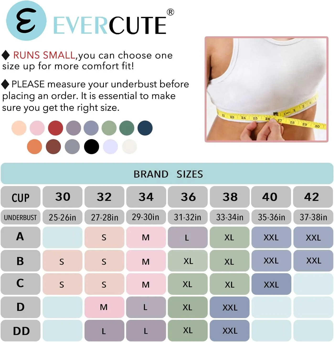 Evercute Cross Back Sport Bras Padded Strappy Criss Cross Cropped Bras for Yoga Workout Fitness Low Impact