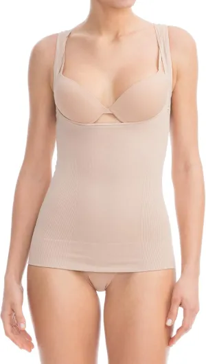 Farmacell Shapewear Camisole Tops for Women Made in Italy - Seamless Bust Tummy Control Shapewear - Push Up Tank Top - 606