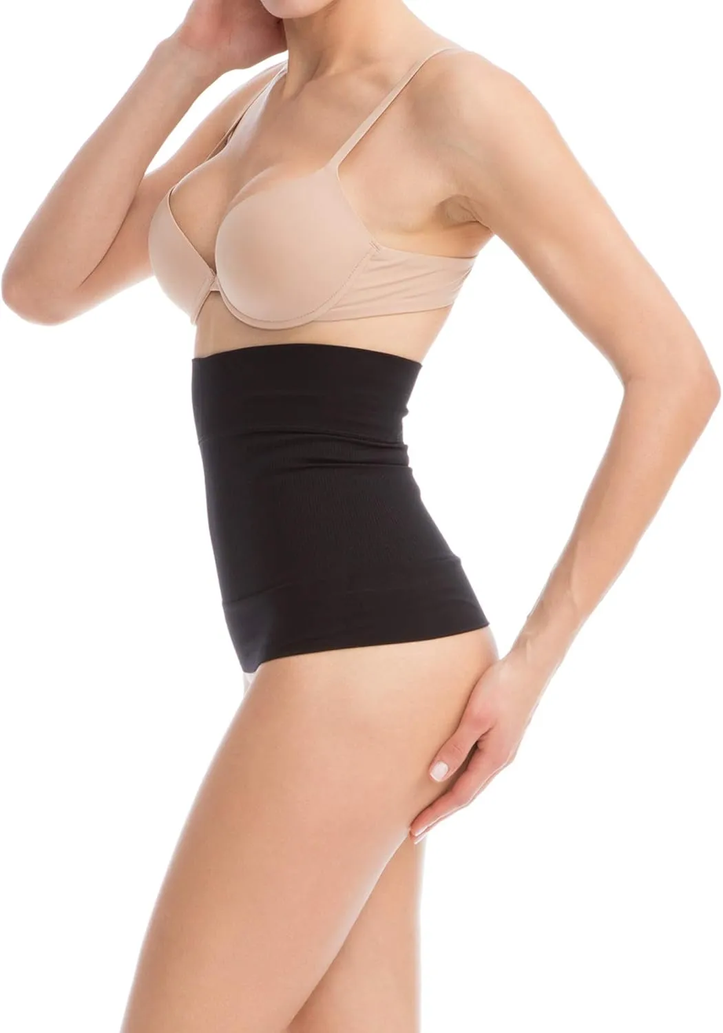 Farmacell Waist Trainer for Women 605 Made in Italy - Seamless Shapewear Tummy Control - Slimming Corset Shapewear