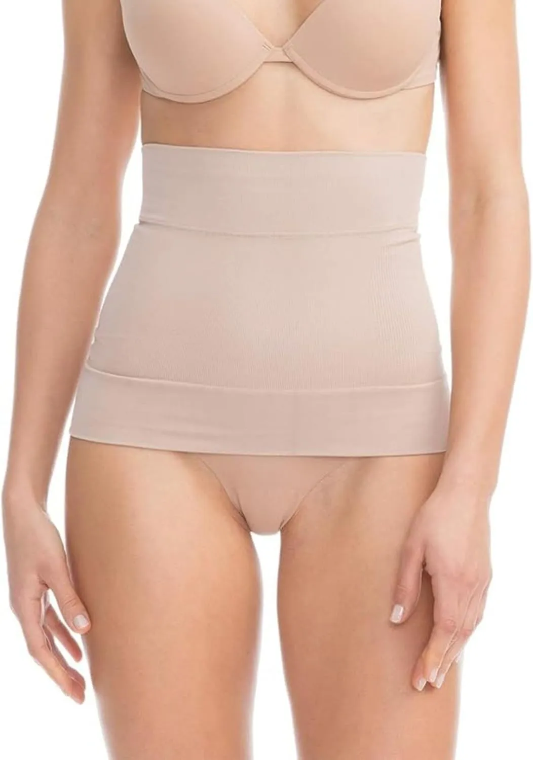 Farmacell Waist Trainer for Women 605 Made in Italy - Seamless Shapewear Tummy Control - Slimming Corset Shapewear