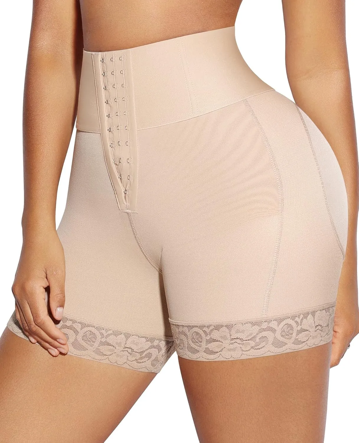 FeelinGirl Butt Lifting Shapewear for Women Tummy Control Body Shaper Shorts Butt Hip Enhancer Shapewear Panties