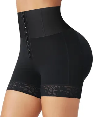 FeelinGirl Butt Lifting Shapewear for Women Tummy Control Body Shaper Shorts Butt Hip Enhancer Shapewear Panties