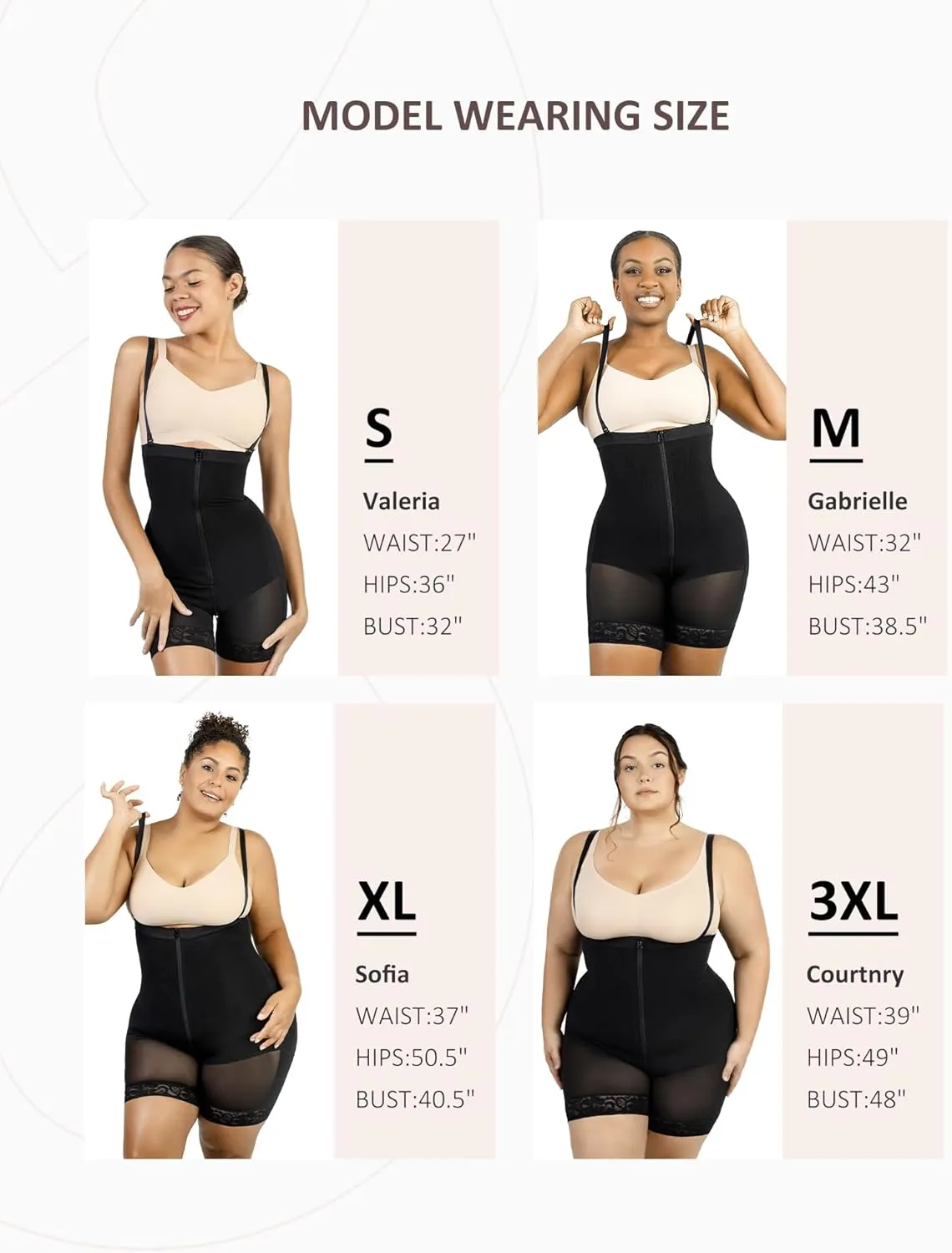 FeelinGirl Shapewear for Women Open Bust Bodysuit Butt Lifter Body Shaper Tummy Control Shapewear
