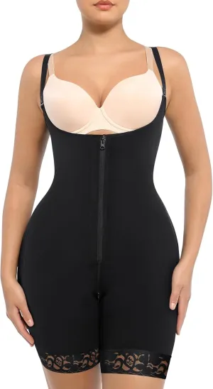 FeelinGirl Shapewear for Women Open Bust Bodysuit Butt Lifter Body Shaper Tummy Control Shapewear