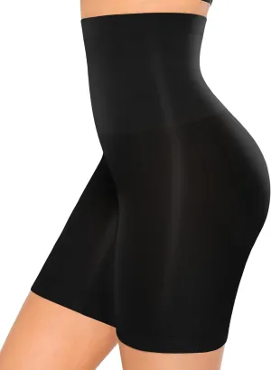 FeelinGirl Tummy Control Shapewear Shorts Body Shaper for Women High-Waisted Thigh Slimming