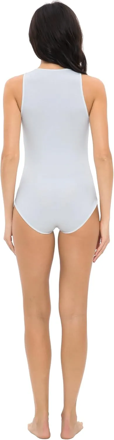 Foucome Women's Maternity Bodysuit Sleeveless Shapewear Tank Tops Pregnancy Romper Jumpsuit