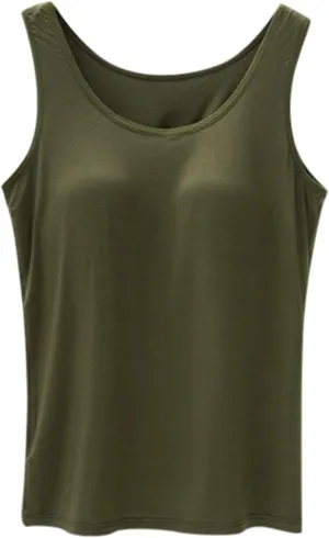 Gym with Built in Bras Tank Tops for Women Going Out Workout Sporty Sleeveless Fashion Shirts Wireless Athletic Cute
