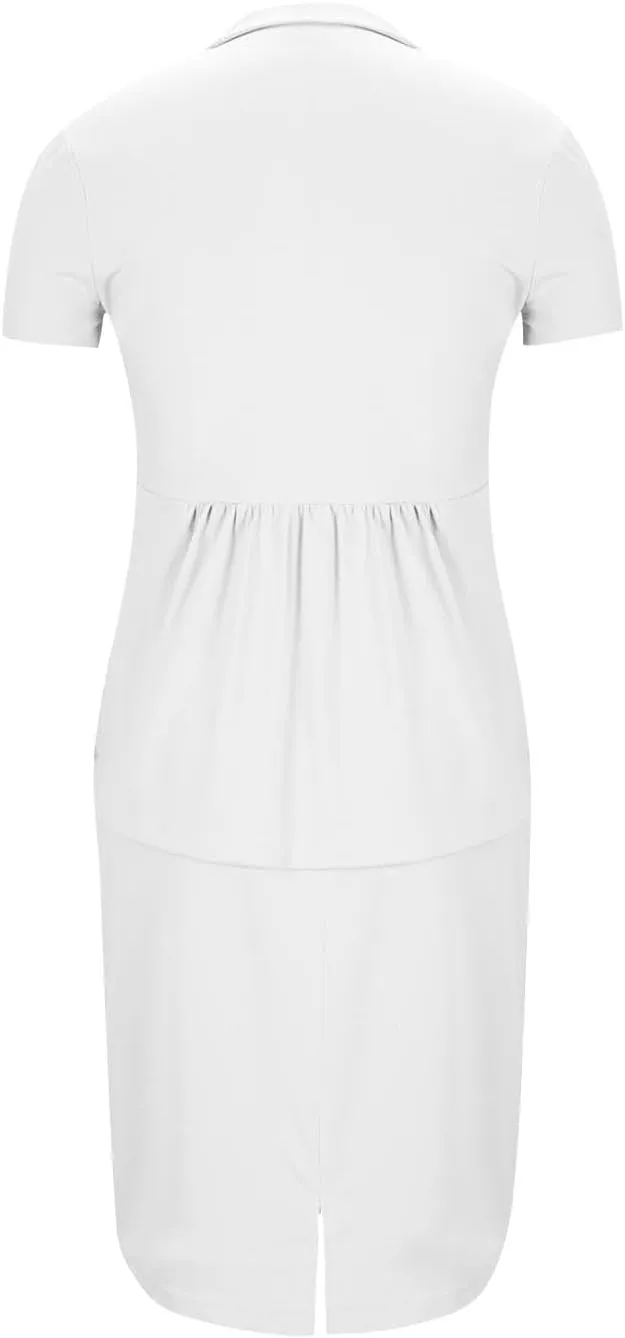 HGps8w Plus Size 2 Piece Sets for Women Summer Dressy Short Sleeve Blazer Knee Lenght Pencil Skirt Elegant Business Outfits