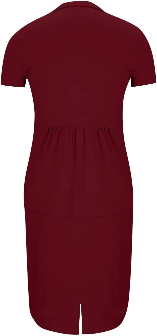 HGps8w Plus Size 2 Piece Sets for Women Summer Dressy Short Sleeve Blazer Knee Lenght Pencil Skirt Elegant Business Outfits
