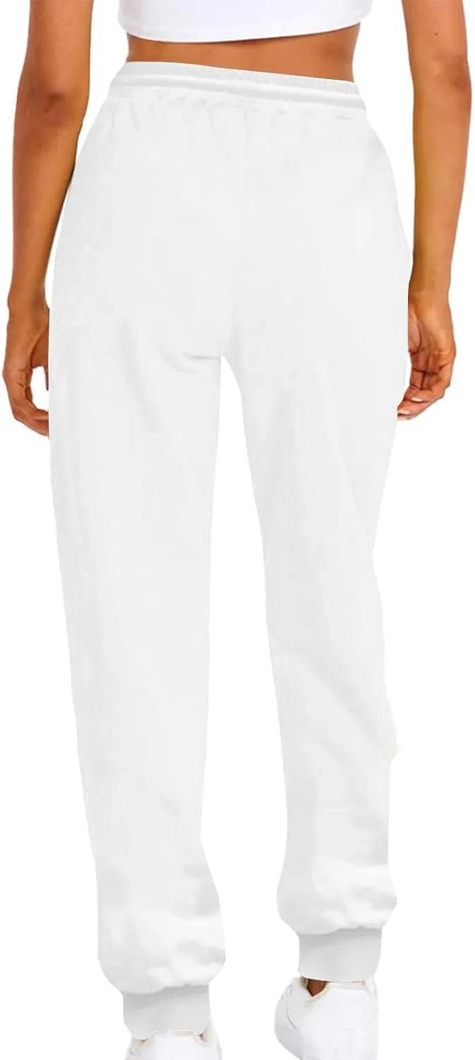 Jogger Sweatpants for Women Fleece Lined Track Pants Warm Winter Pants Baggy Casual Pants High Waisted Lounge Pants