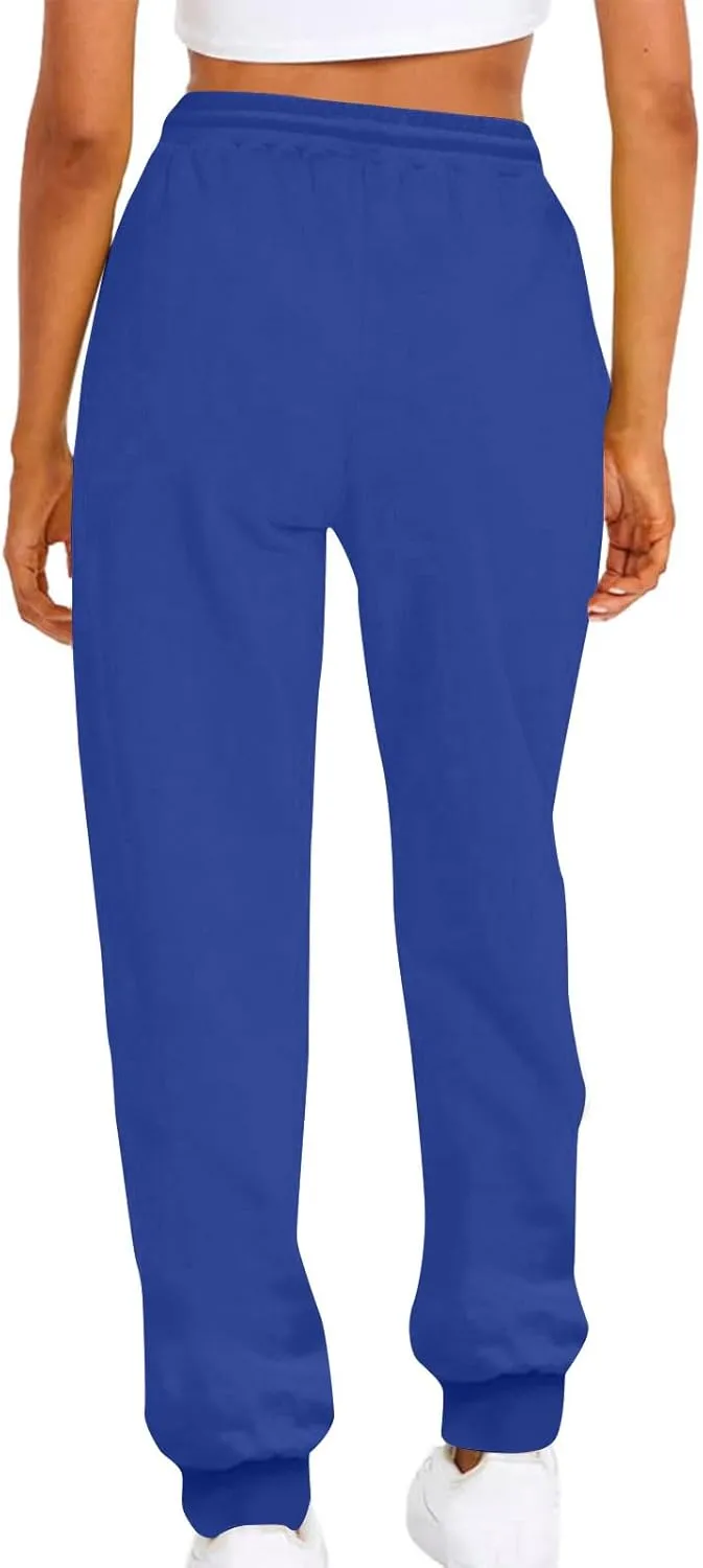 Jogger Sweatpants for Women Fleece Lined Track Pants Warm Winter Pants Baggy Casual Pants High Waisted Lounge Pants