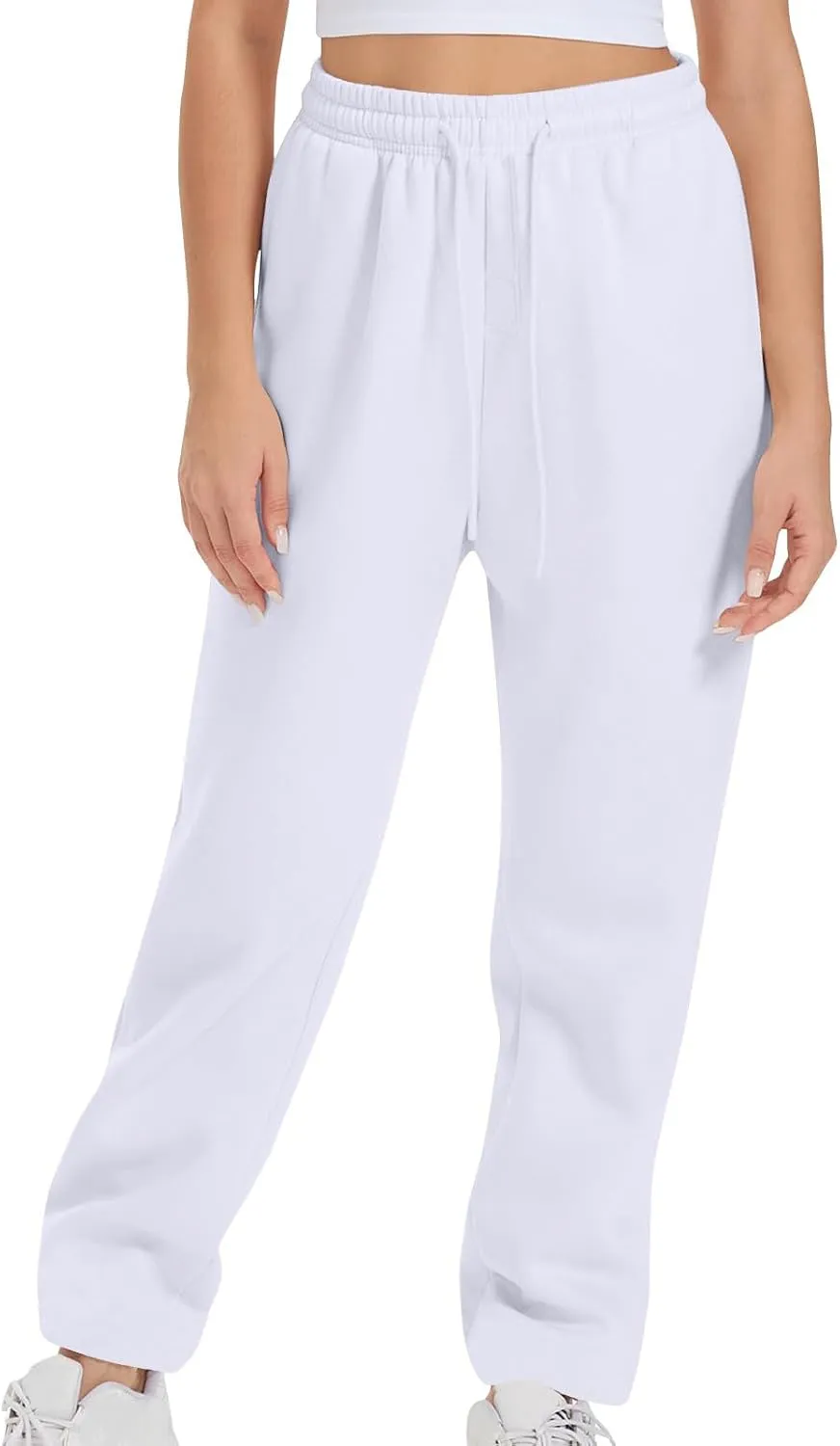 Joggers for Women, Women's Jogger Sweatpants Fleece Lined Winter Pants High Waisted Travel Pants Comfy Lounge Pants