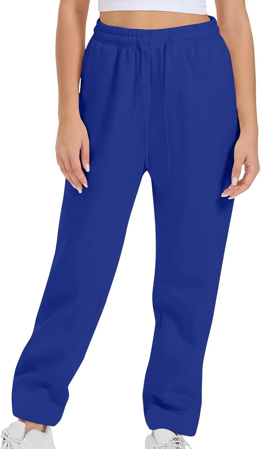 Joggers for Women, Women's Jogger Sweatpants Fleece Lined Winter Pants High Waisted Travel Pants Comfy Lounge Pants