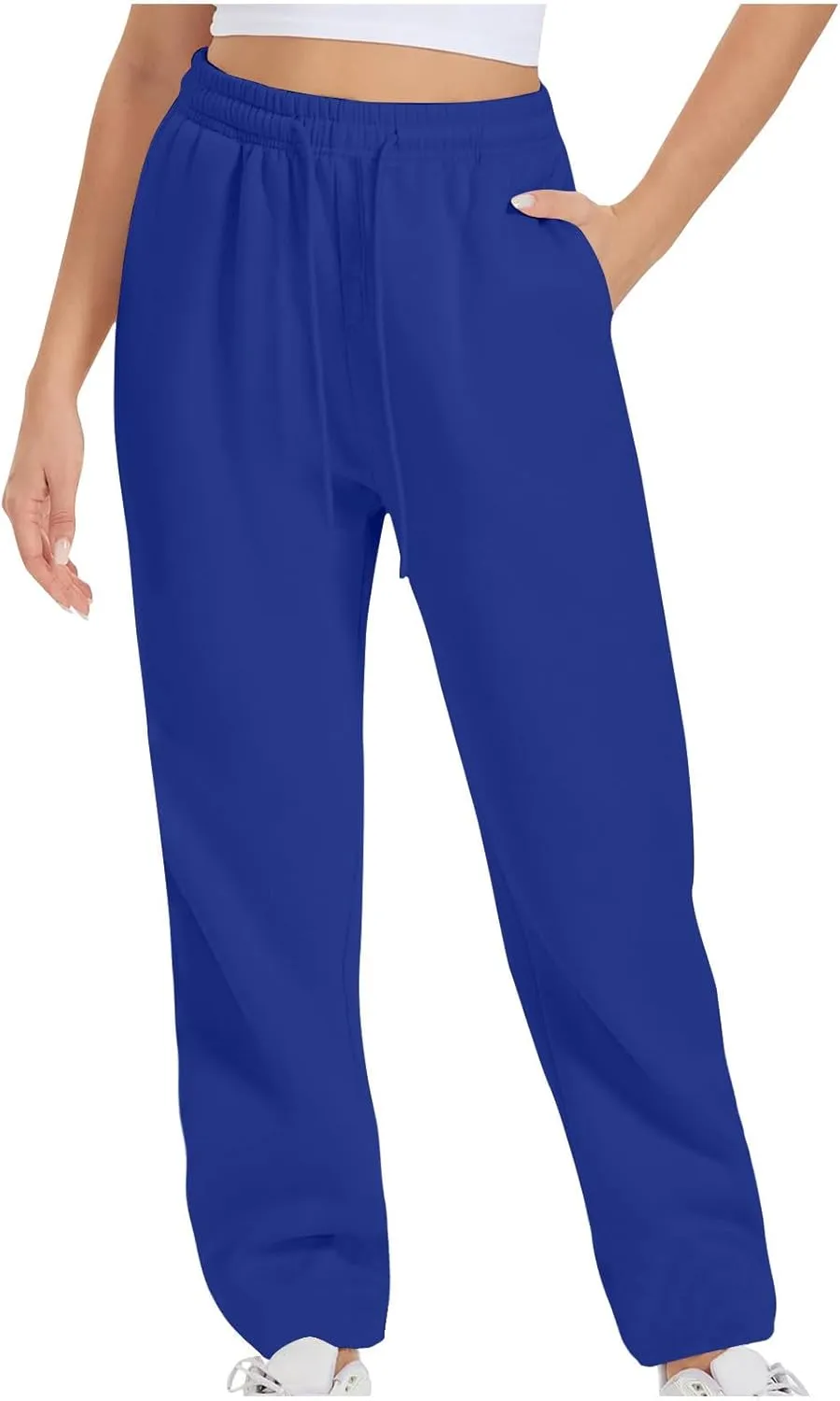 Joggers for Women, Women's Jogger Sweatpants Fleece Lined Winter Pants High Waisted Travel Pants Comfy Lounge Pants