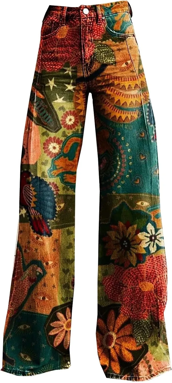 Joggers Pant with Pockets Size Printed Casual Pants Fleece Lined Sweatpants Casual Pants for Women Womens Sweatpants