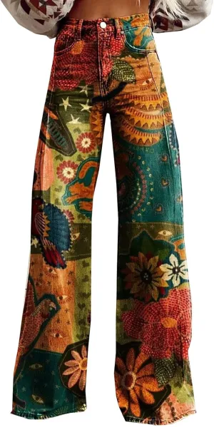 Joggers Pant with Pockets Size Printed Casual Pants Fleece Lined Sweatpants Casual Pants for Women Womens Sweatpants