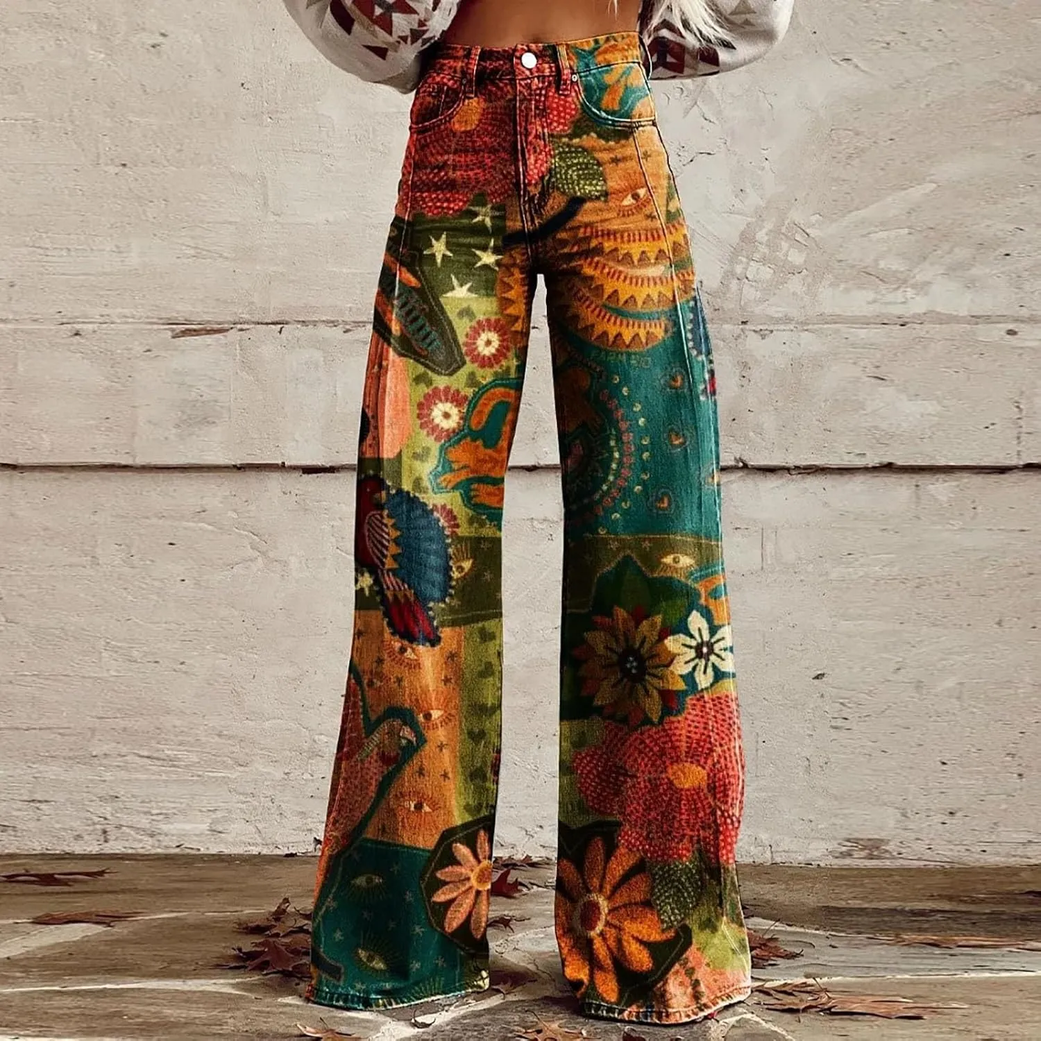 Joggers Pant with Pockets Size Printed Casual Pants Fleece Lined Sweatpants Casual Pants for Women Womens Sweatpants