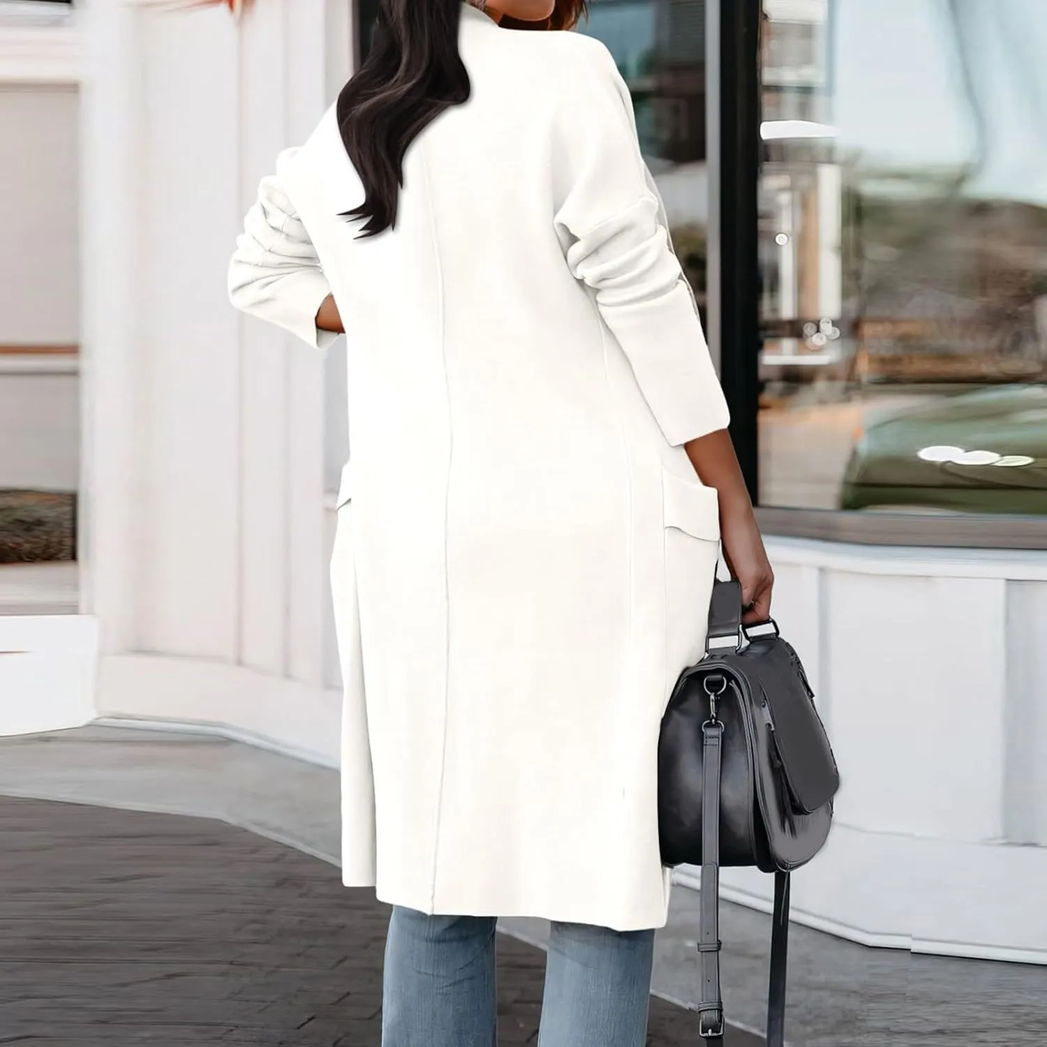 LCMTWX Trench Coat for Women 2023 Outwear Womens Elegant Windbreaker Wild Winter Women's Coat Black Trench Coat Women