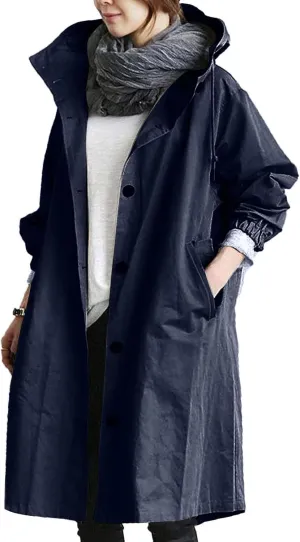 LCMTWX Trench Coat for Women 2023 Outwear Womens Elegant Windbreaker Wild Winter Women's Coat Black Trench Coat Women