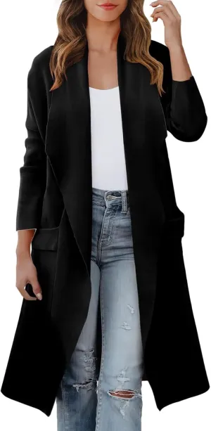 LCMTWX Trench Coat for Women 2023 Outwear Womens Elegant Windbreaker Wild Winter Women's Coat Black Trench Coat Women