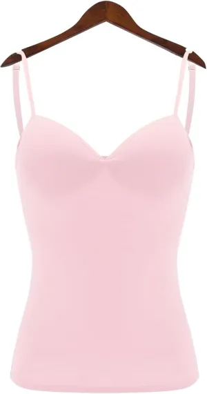LCMTWX White Tank Top Woman With Built In Bra Padded Undershirts Cotton Camisole Vest Top Plus Size Tank Tops For Women