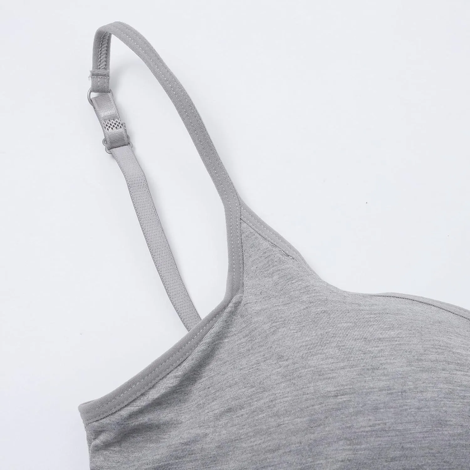 LCMTWX White Tank Top Woman With Built In Bra Padded Undershirts Cotton Camisole Vest Top Plus Size Tank Tops For Women