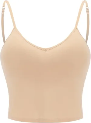LCMTWX White Tank Top Woman With Built In Bra Padded Undershirts Cotton Camisole Vest Top Plus Size Tank Tops For Women
