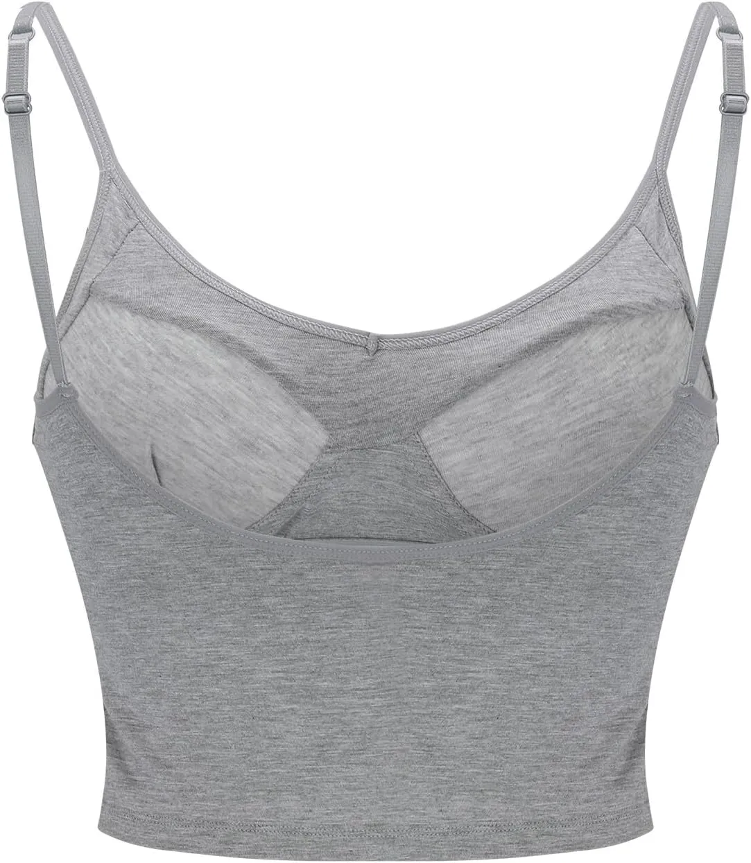 LCMTWX White Tank Top Woman With Built In Bra Padded Undershirts Cotton Camisole Vest Top Plus Size Tank Tops For Women