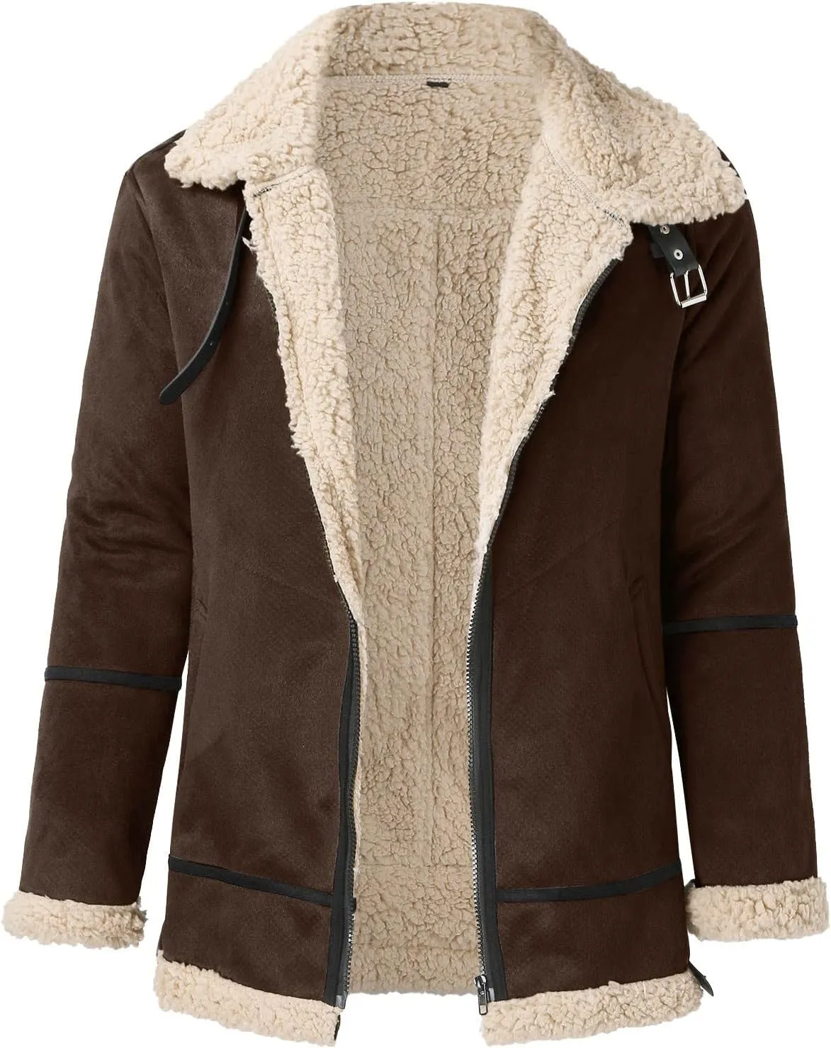LCMTWX Winter Coats for Men Jacket Stand Collar Knitted Splice Sweater Coat Casual Cardigan Stylish Outwear Men's Thick