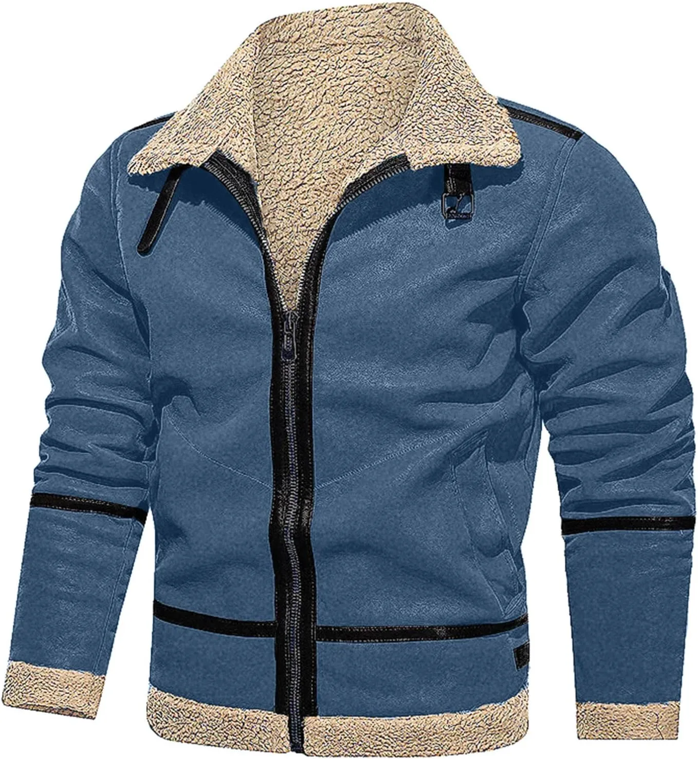 LCMTWX Winter Coats for Men Jacket Stand Collar Knitted Splice Sweater Coat Casual Cardigan Stylish Outwear Men's Thick