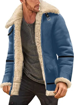 LCMTWX Winter Coats for Men Jacket Stand Collar Knitted Splice Sweater Coat Casual Cardigan Stylish Outwear Men's Thick