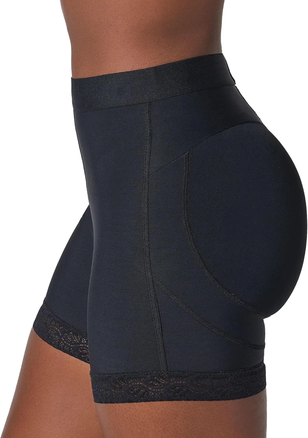 Leonisa Shapewear Shorts for Women, Mid-Rise Shaper Shorts with Tummy Control and Butt Lifter Support