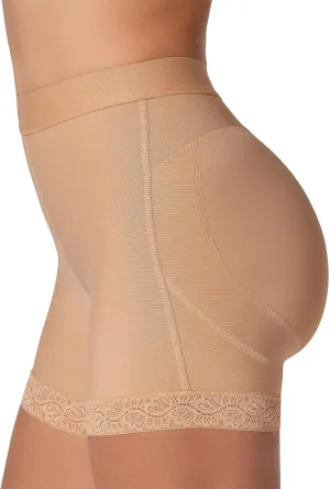 Leonisa Shapewear Shorts for Women, Mid-Rise Shaper Shorts with Tummy Control and Butt Lifter Support